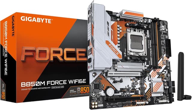 مادربرد GIGABYTE سازگار با AMD Ryzen 9000 مدل B850M FORCE WIFI6E مادربرد GIGABYTE سازگار با AMD Ryzen 9000 مدل B850M FORCE WIFI6E