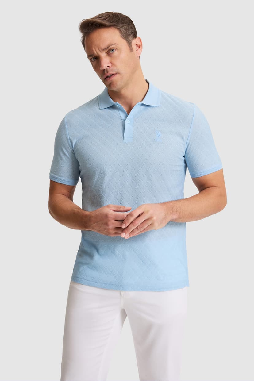 تیشرت مردانه U.S. Polo Assn. آبی فیت معمولی یقه پولو مدل 50322563-VR036 تیشرت مردانه U.S. Polo Assn. آبی فیت معمولی یقه پولو مدل 50322563-VR036