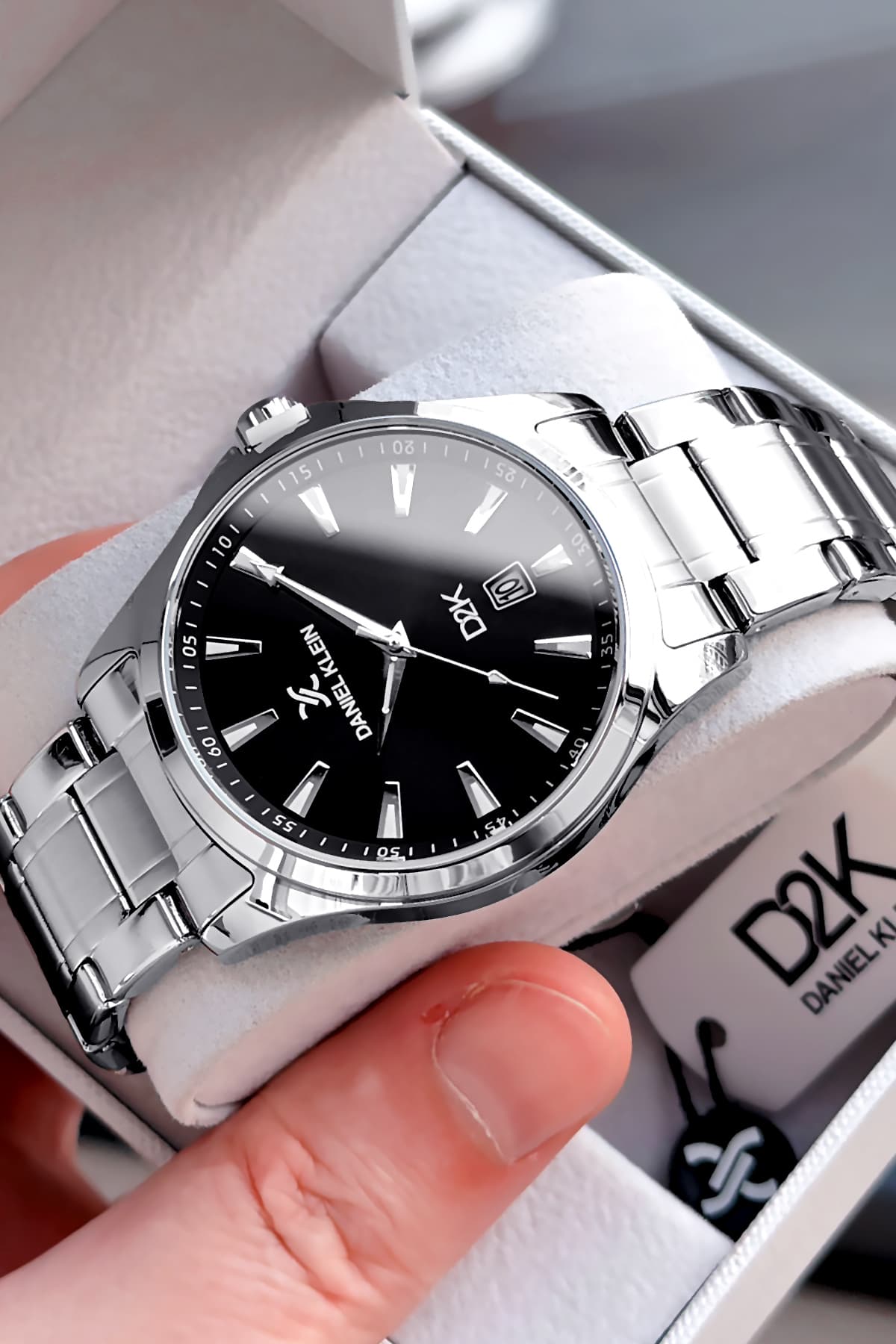 ساعت مچی مردانه Daniel Klein بند فولادی نقرهای مدل Dke2049c4 ساعت مچی مردانه Daniel Klein بند فولادی نقرهای مدل Dke2049c4