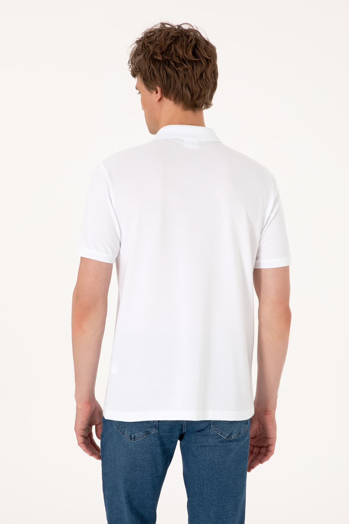 تیشرت مردانه U.S. Polo Assn. فیت معمولی یقه پولو سفید مدل 50306812-VR049 تیشرت مردانه U.S. Polo Assn. فیت معمولی یقه پولو سفید مدل 50306812-VR049