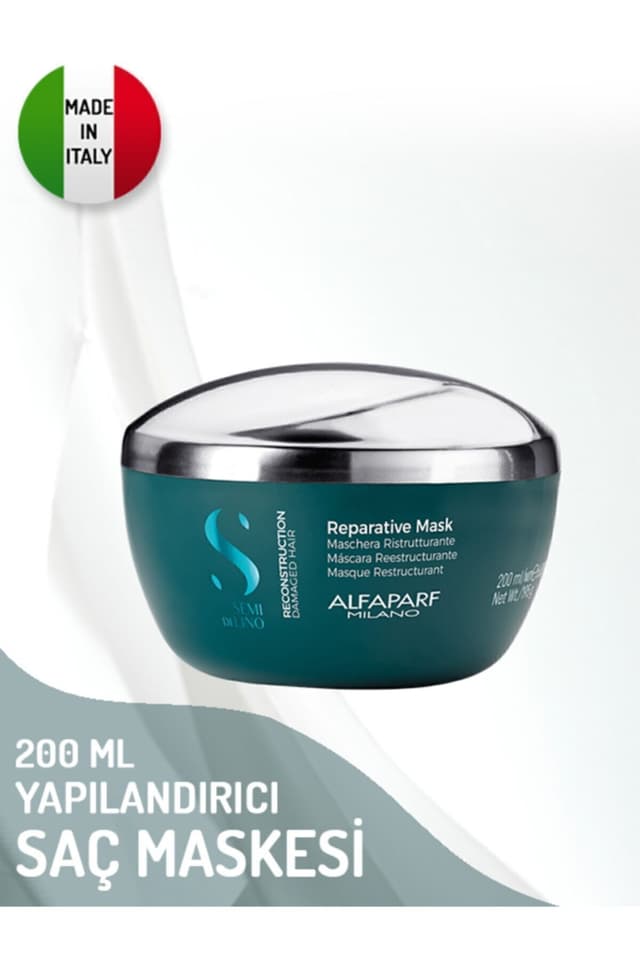 ماسک موی Alfaparf Semi Di Lino بازسازی کننده 200 ml ماسک موی Alfaparf Semi Di Lino بازسازی کننده 200 ml