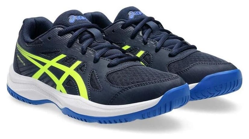 کفش والیبال کودکان Asics آبی Upcourt 6 Gs مدل 1074A045-401 کفش والیبال کودکان Asics آبی Upcourt 6 Gs مدل 1074A045-401