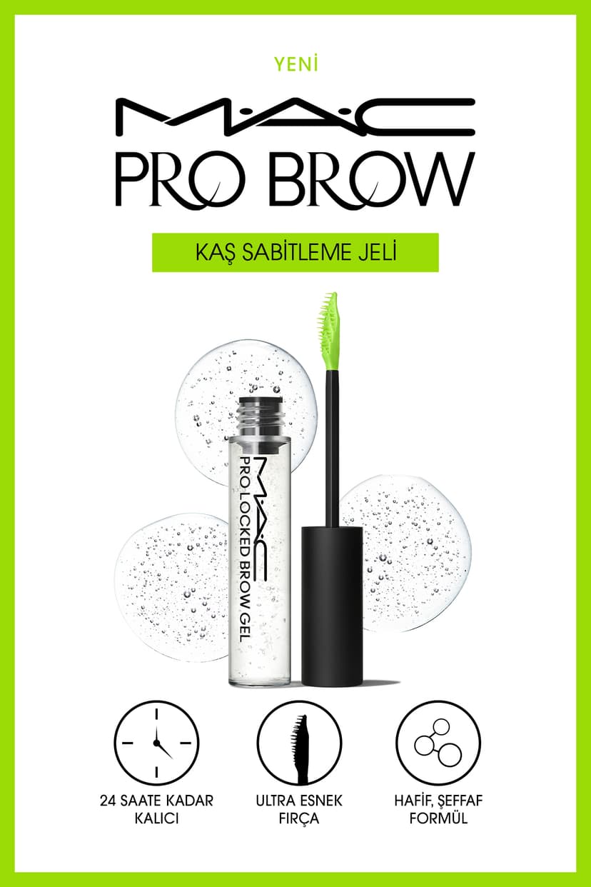 ژل تثبیت ابرو Mac Pro Locked Brow Gel شفاف ۱۲ ساعته بدون ریزش 7.8ml ژل تثبیت ابرو Mac Pro Locked Brow Gel شفاف ۱۲ ساعته بدون ریزش 7.8ml
