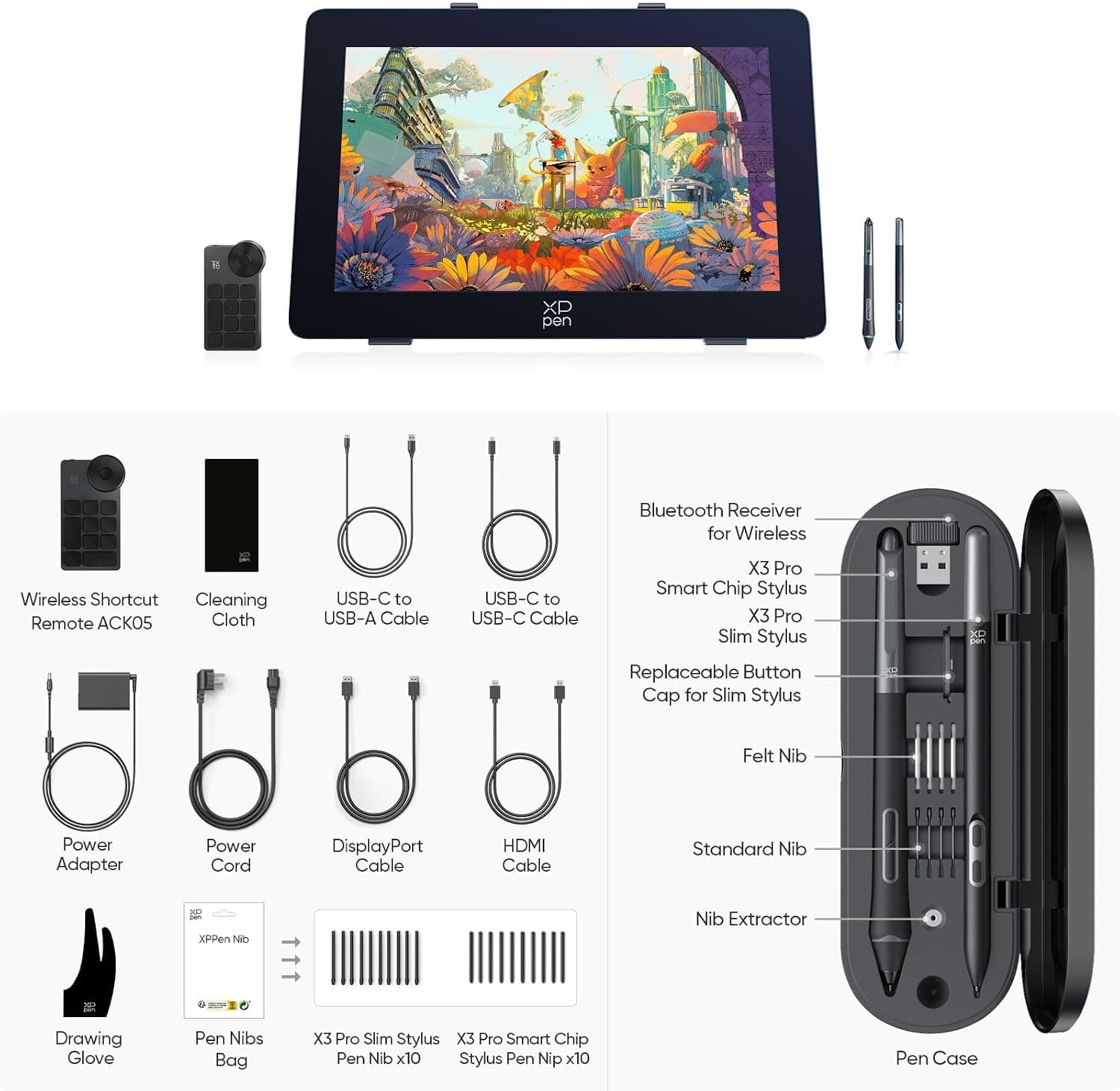 تبلت طراحی XPPen با نمایشگر 23.8 اینچی مدل Artist Pro 24 Gen2 تبلت طراحی XPPen با نمایشگر 23.8 اینچی مدل Artist Pro 24 Gen2