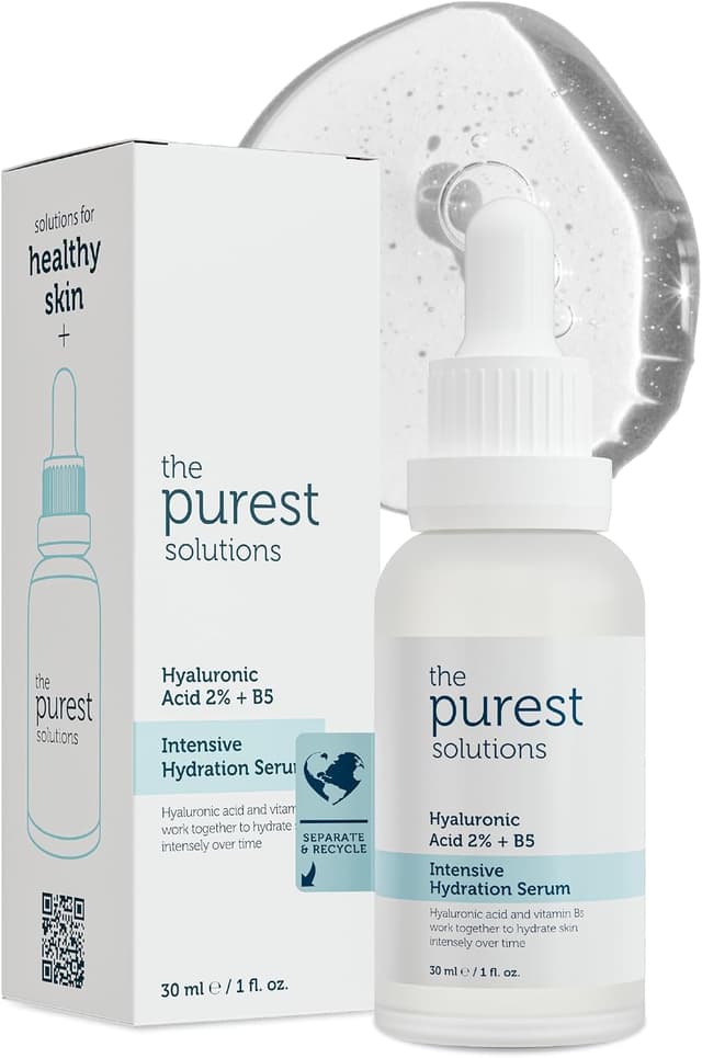 سرم مراقبت از پوست The Purest Solutions با اثر آبرسانی شدید، حجمدهنده و بازسازیکننده Hyaluronic Acid%2 + B5 30 ml سرم مراقبت از پوست The Purest Solutions با اثر آبرسانی شدید، حجمدهنده و بازسازیکننده Hyaluronic Acid%2 + B5 30 ml
