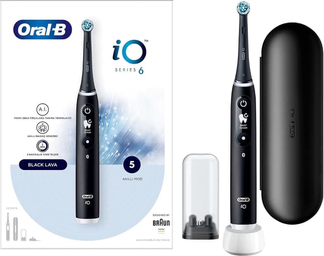 مسواک برقی شارژی Oral-B مشکی مدل iO6 مسواک برقی شارژی Oral-B مشکی مدل iO6