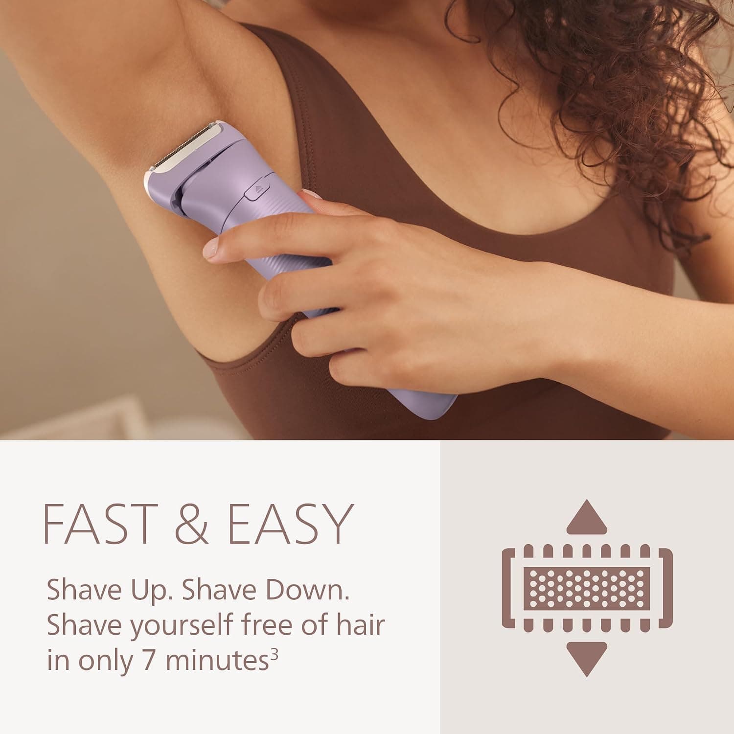 ماشین اصلاح زنانه Philips Lady Shaver سری 8000 بیسیم مدل BRL149/00 ماشین اصلاح زنانه Philips Lady Shaver سری 8000 بیسیم مدل BRL149/00