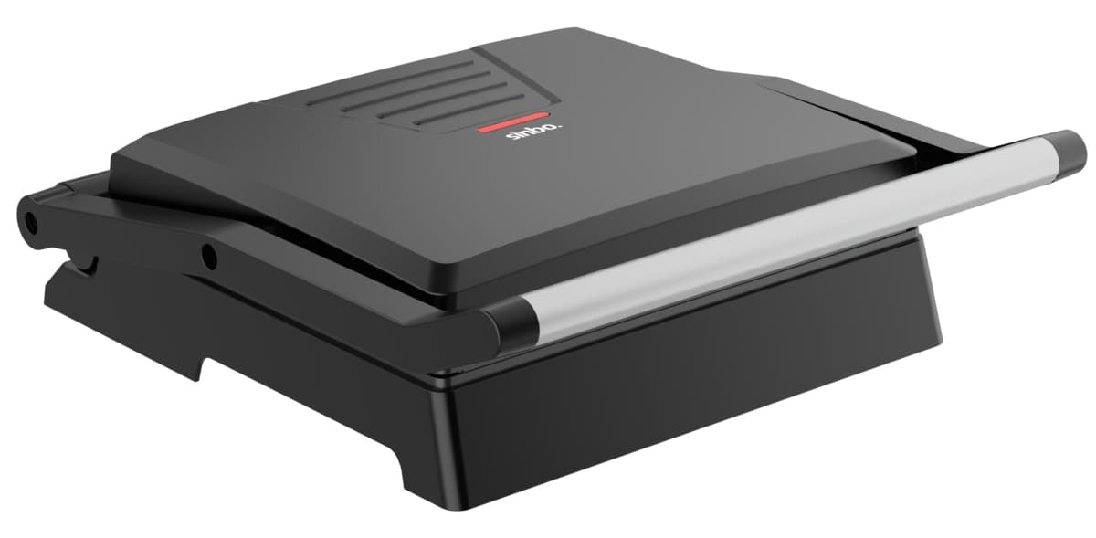 دستگاه گریل و توست Sinbo 1000W صفحه ضدچسب باز شونده 180° مدل SSM-2594 دستگاه گریل و توست Sinbo 1000W صفحه ضدچسب باز شونده 180° مدل SSM-2594