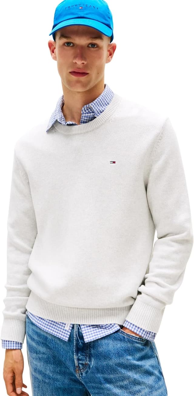 پلیور مردانه Tommy Jeans مدل TJM SLIM ESS SWEATER EXT پلیور مردانه Tommy Jeans مدل TJM SLIM ESS SWEATER EXT