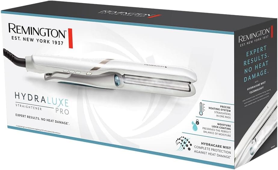 اتو مو Remington Hydraluxe Pro با فناوری مه Hydracare و روکش سرامیکی مدل S9001 اتو مو Remington Hydraluxe Pro با فناوری مه Hydracare و روکش سرامیکی مدل S9001