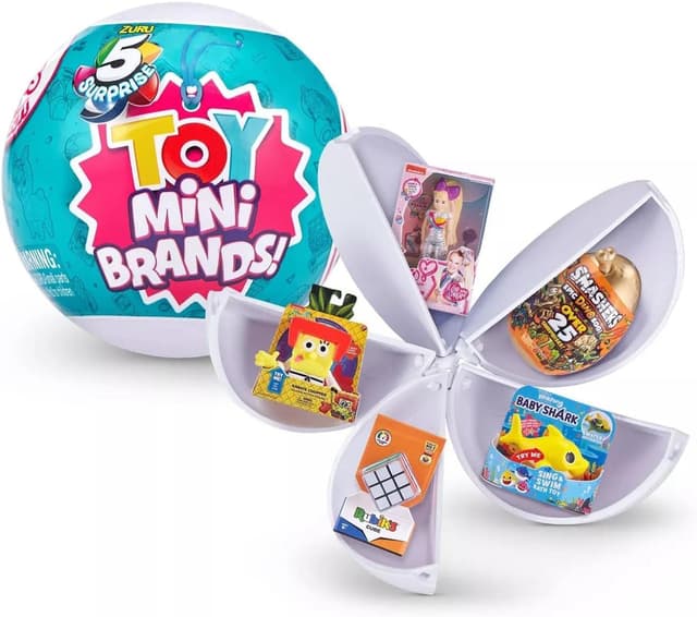 کپسول شانسی Zuru Mini Brands سری 3 با 5 اسباببازی تصادفی کپسول شانسی Zuru Mini Brands سری 3 با 5 اسباببازی تصادفی