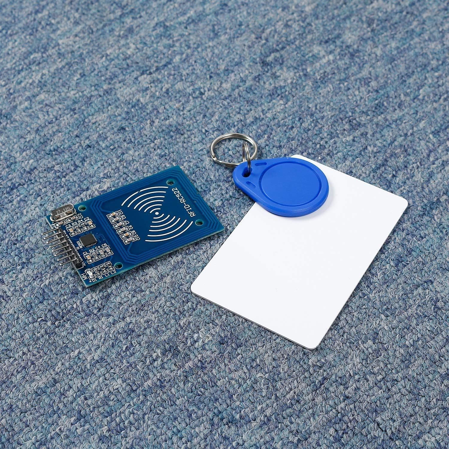 ماژول خواننده RFID RC522 SunFounder کارت سفید S50 جاکلیدی برای Arduino و Raspberry Pi ماژول خواننده RFID RC522 SunFounder کارت سفید S50 جاکلیدی برای Arduino و Raspberry Pi