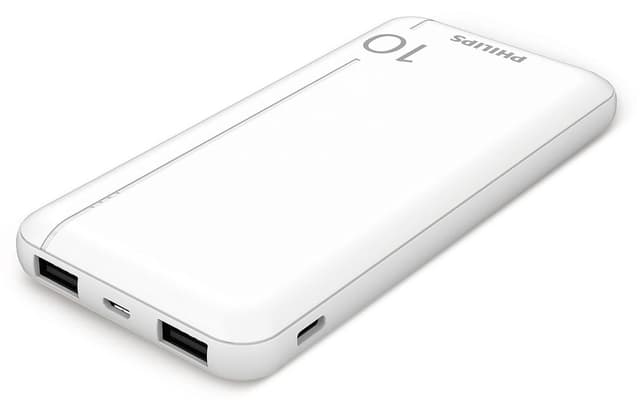 پاوربانک USB سریع Philips با دو ورودی USB مدل DLP1812PW پاوربانک USB سریع Philips با دو ورودی USB مدل DLP1812PW