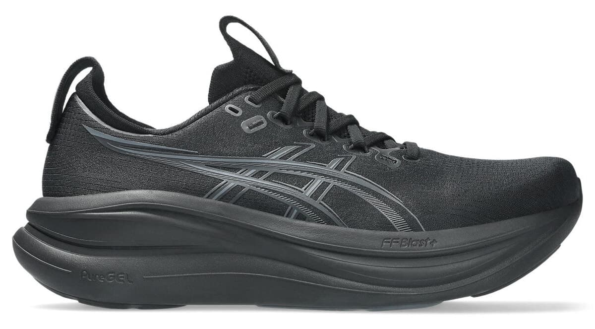 کفش دویدن مردانه Asics مشکی/خاکستری ابسیدین مدل GEL-NIMBUS 28 1011C127-001 کفش دویدن مردانه Asics مشکی/خاکستری ابسیدین مدل GEL-NIMBUS 28 1011C127-001
