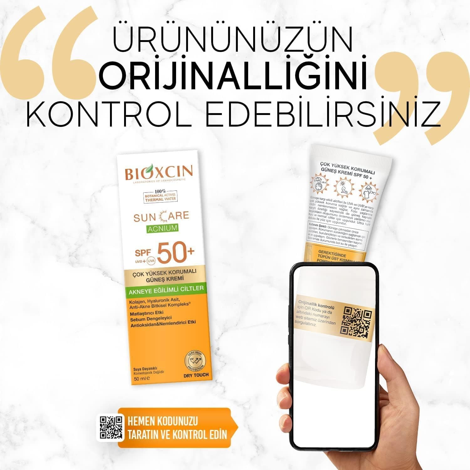 کرم ضد آفتاب Bioxcin برای پوست مستعد آکنه SPF 50 مات 50 ml کرم ضد آفتاب Bioxcin برای پوست مستعد آکنه SPF 50 مات 50 ml
