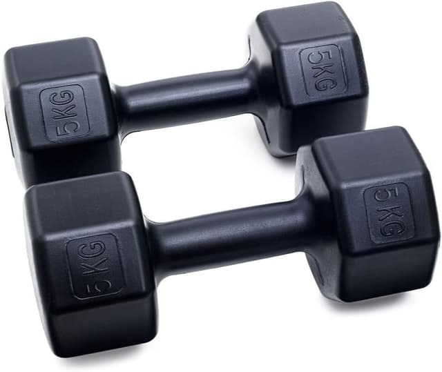 دمبل Besinistanbul مشکی 2 عدد 5 KG (مجموع 10 KG) دمبل Besinistanbul مشکی 2 عدد 5 KG (مجموع 10 KG)