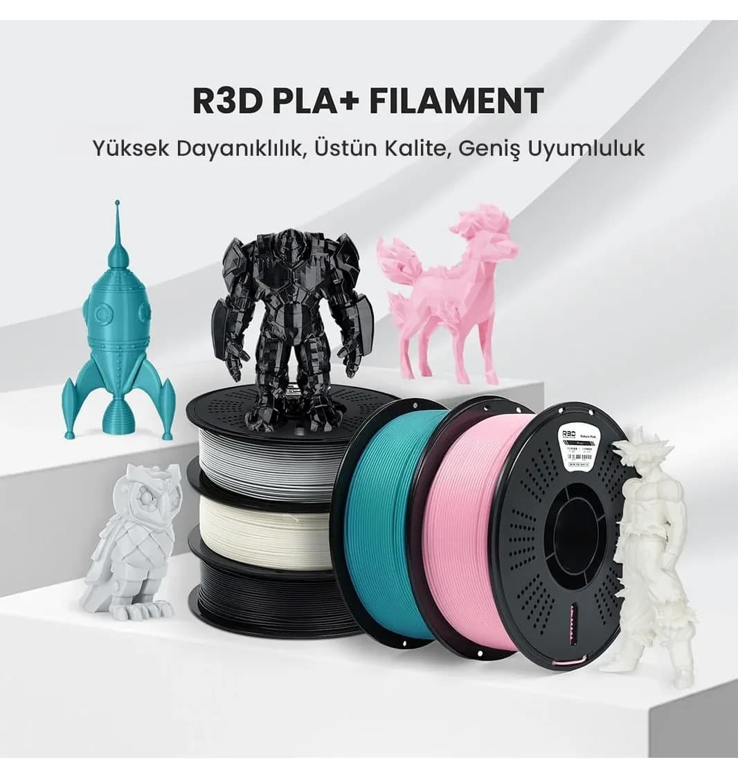 فیلامنت R3D با جنس PLA+ به رنگ لاوندر فیلامنت R3D با جنس PLA+ به رنگ لاوندر