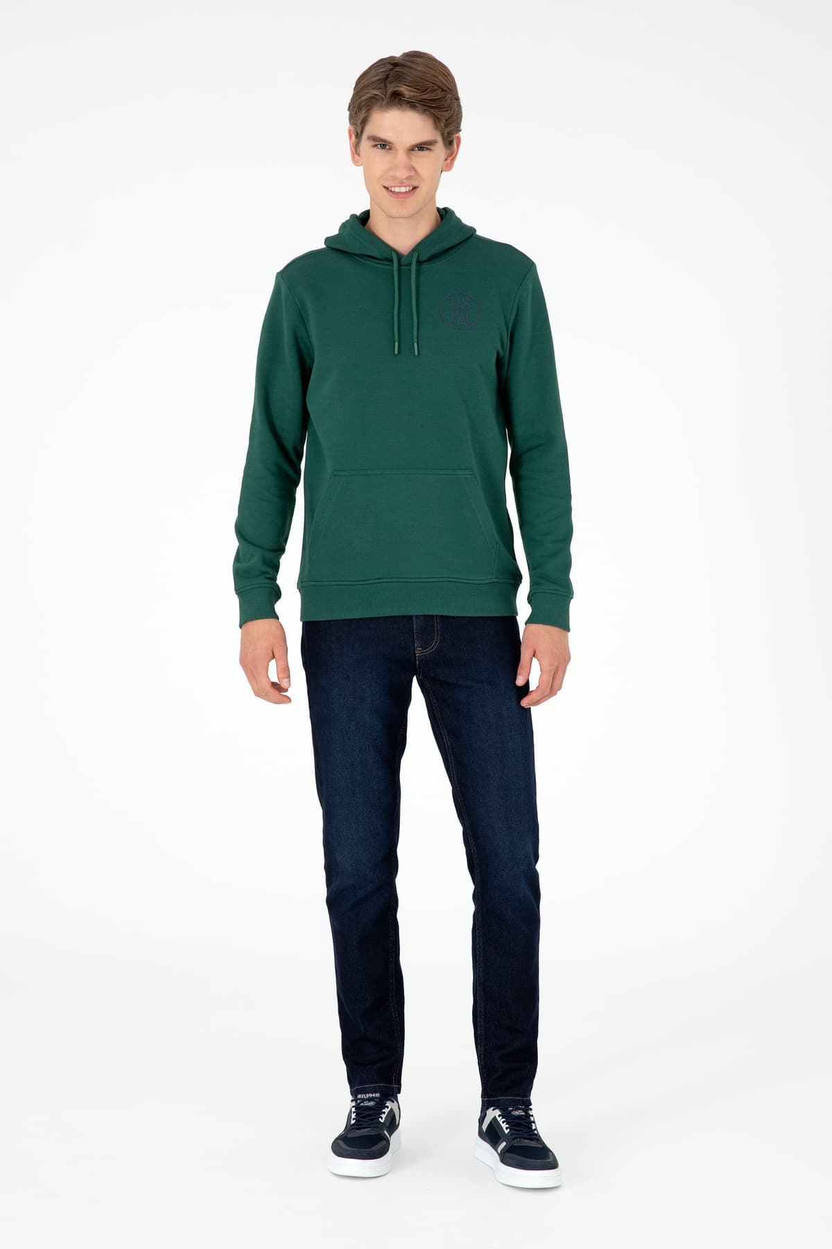 سویشرت مردانه U.S. Polo Assn. سبز تیره مدل 50293361-VR079 سویشرت مردانه U.S. Polo Assn. سبز تیره مدل 50293361-VR079