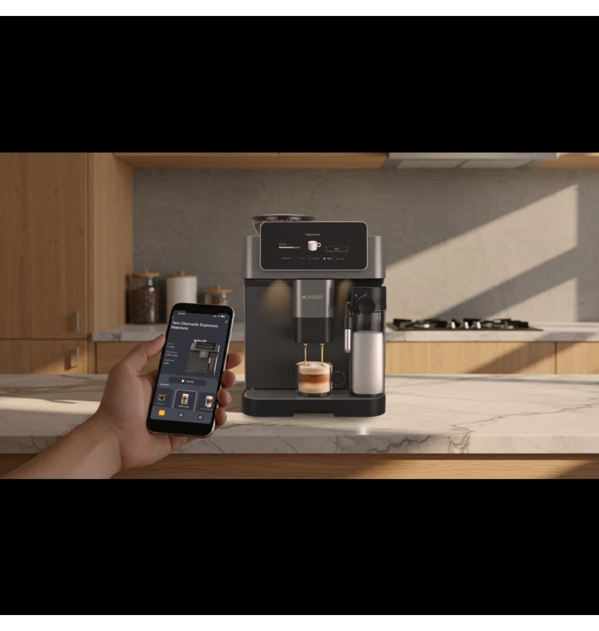اسپرسوساز تماماتوماتیک Arçelik مدل EM 9595 Imperium Barista اسپرسوساز تماماتوماتیک Arçelik مدل EM 9595 Imperium Barista