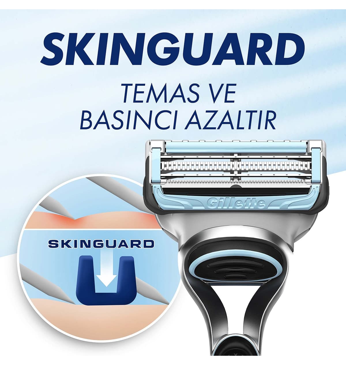 ماشین اصلاح مردانه Gillette Skinguard Sensitive بههمراه تیغ یدکی ماشین اصلاح مردانه Gillette Skinguard Sensitive بههمراه تیغ یدکی
