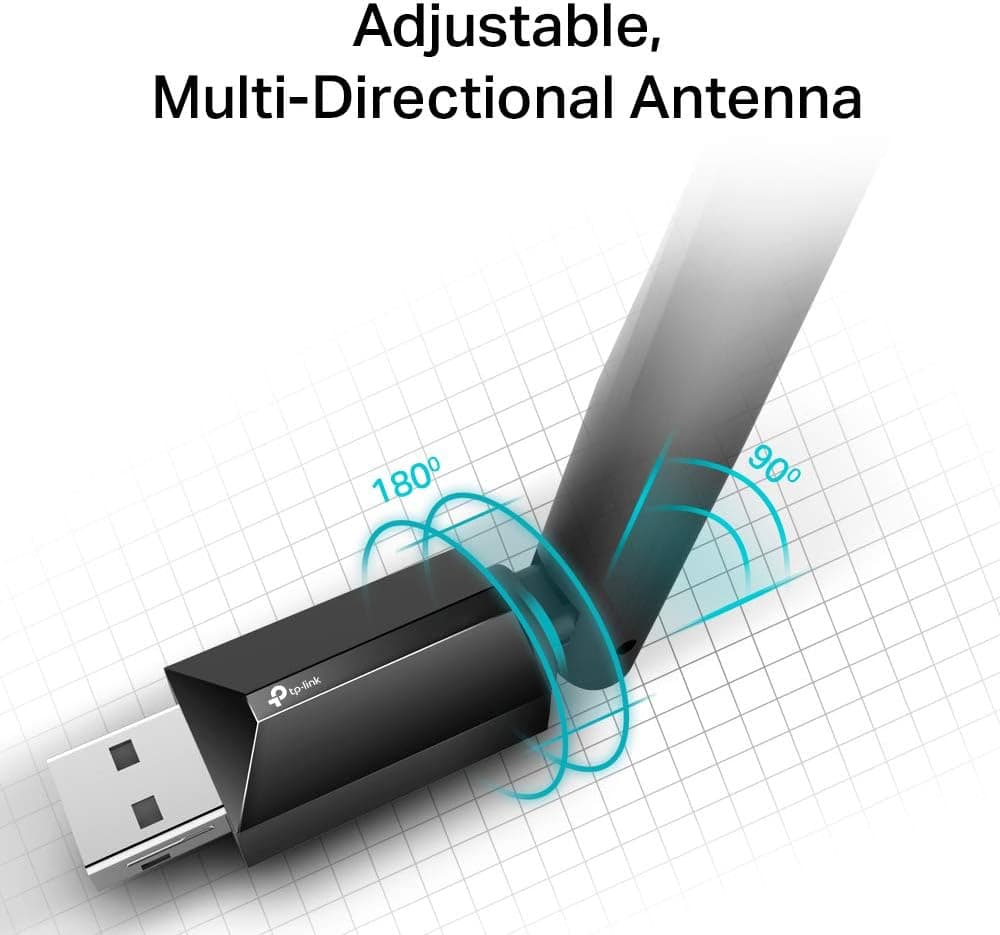 آداپتور وایفای USB دو بانده TP-Link AC1300 Mbps با MU-MIMO مدل Archer T3U Plus آداپتور وایفای USB دو بانده TP-Link AC1300 Mbps با MU-MIMO مدل Archer T3U Plus