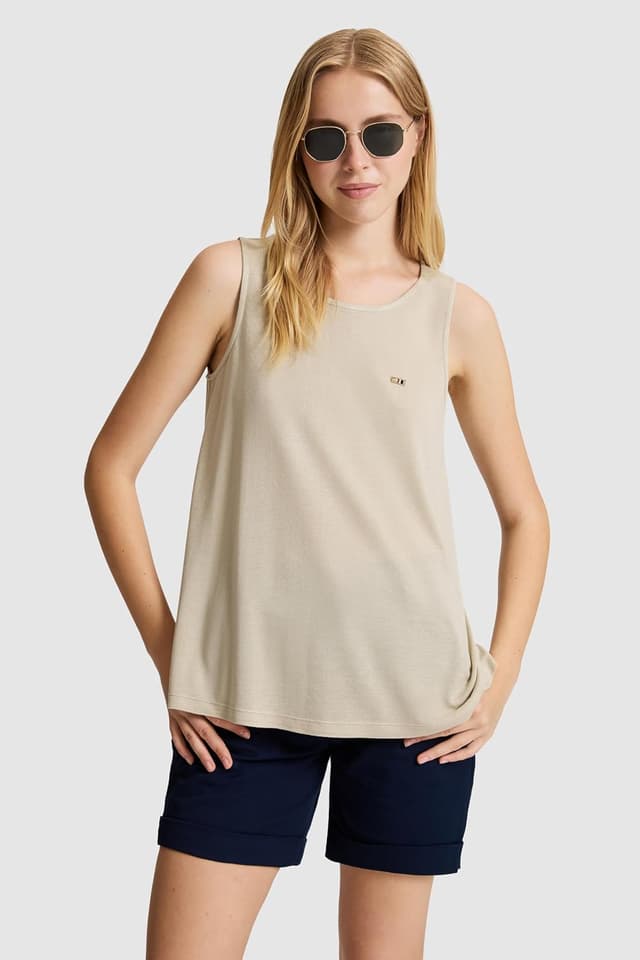 تیشرت زنانه U.S. POLO ASSN یقه گرد Basic خاکی روشن مدل 50323548 VR183 تیشرت زنانه U.S. POLO ASSN یقه گرد Basic خاکی روشن مدل 50323548 VR183