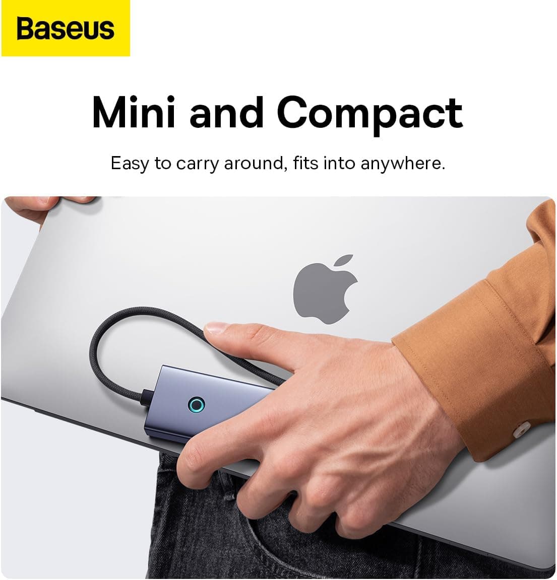 هاب 7 پورت Baseus مدل 7w1 UltraJoy 7 با ورودی USB-C هاب 7 پورت Baseus مدل 7w1 UltraJoy 7 با ورودی USB-C