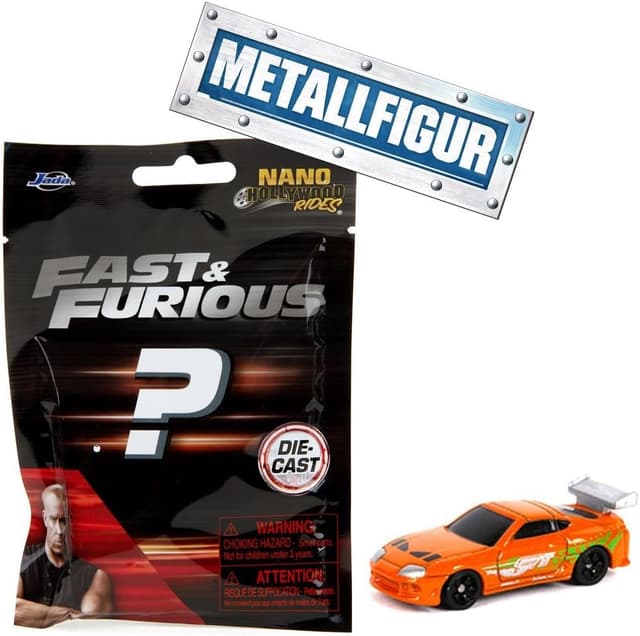فیگور نانو Fast Furious Jada بسته شانسی شامل 1 خودروی شانسی مدل 253201008 فیگور نانو Fast Furious Jada بسته شانسی شامل 1 خودروی شانسی مدل 253201008