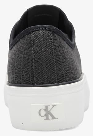 اسنیکر زنانه Calvin Klein بندی مشکی مدل Vulc Flatform اسنیکر زنانه Calvin Klein بندی مشکی مدل Vulc Flatform