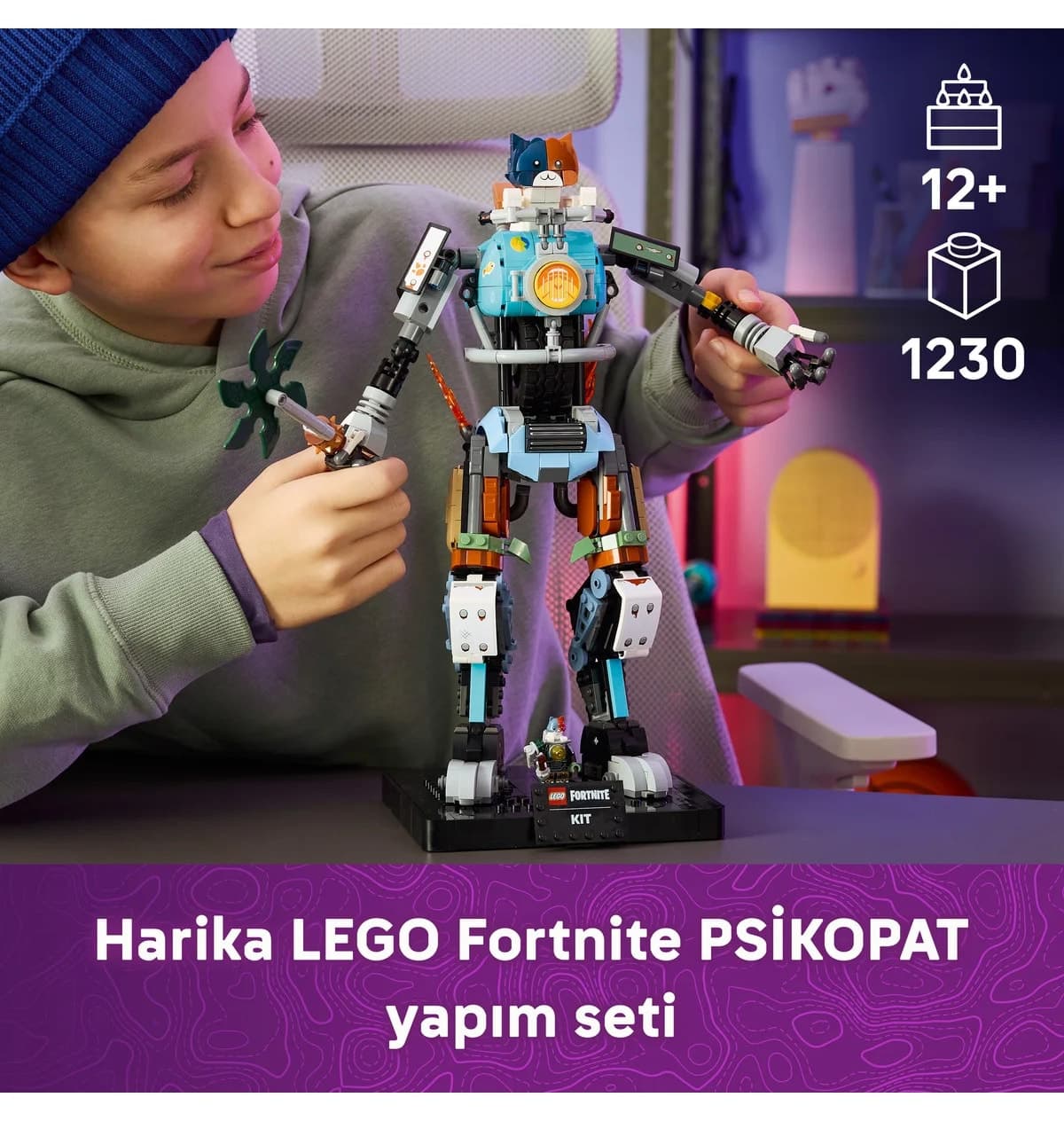 لگو Fortnite با 1230 قطعه مدل 77081 PİSİKOPAT لگو Fortnite با 1230 قطعه مدل 77081 PİSİKOPAT