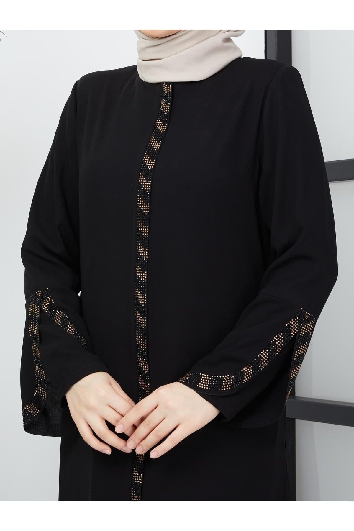 فراجه زنانه MODA آستین لیزری نگیندار ابریشم مدینه تابستانی فراجه زنانه MODA آستین لیزری نگیندار ابریشم مدینه تابستانی