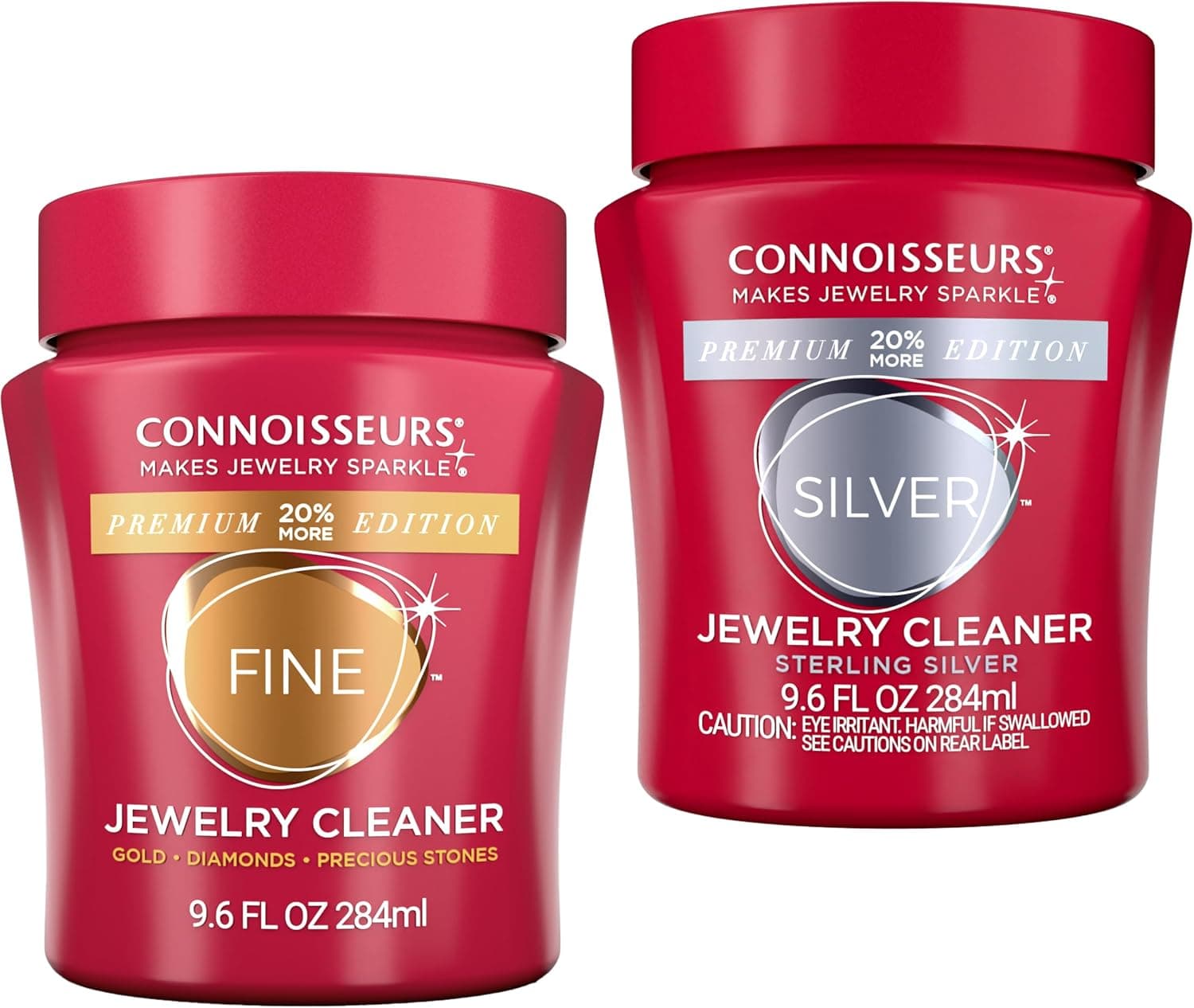 پاککننده جواهرات CONNOISSEURS برای زیورآلات ظریف، نقره یا بدون سنگ قیمتی 9.6 Fl Oz (Pack of 1) پاککننده جواهرات CONNOISSEURS برای زیورآلات ظریف، نقره یا بدون سنگ قیمتی 9.6 Fl Oz (Pack of 1)