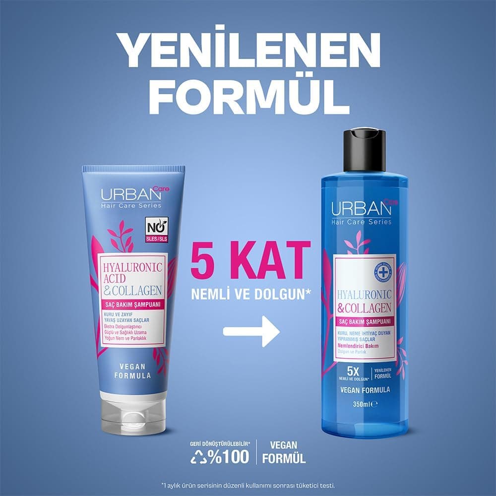 شامپو مراقبتی مو Urban Care هیالورونیک و کلاژن حجمدهنده 350ml وگان شامپو مراقبتی مو Urban Care هیالورونیک و کلاژن حجمدهنده 350ml وگان