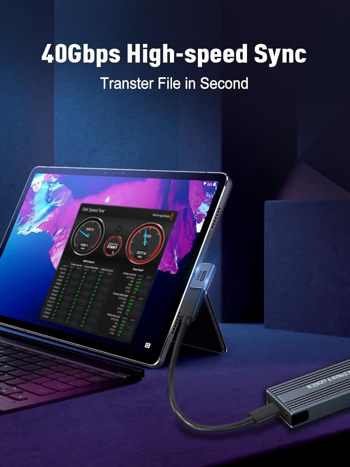 آداپتور USB C نر به ماده VCOM زاویهدار ۹۰ درجه با انتقال داده 40 Gbps، 240 W، بسته 2 عددی آداپتور USB C نر به ماده VCOM زاویهدار ۹۰ درجه با انتقال داده 40 Gbps، 240 W، بسته 2 عددی