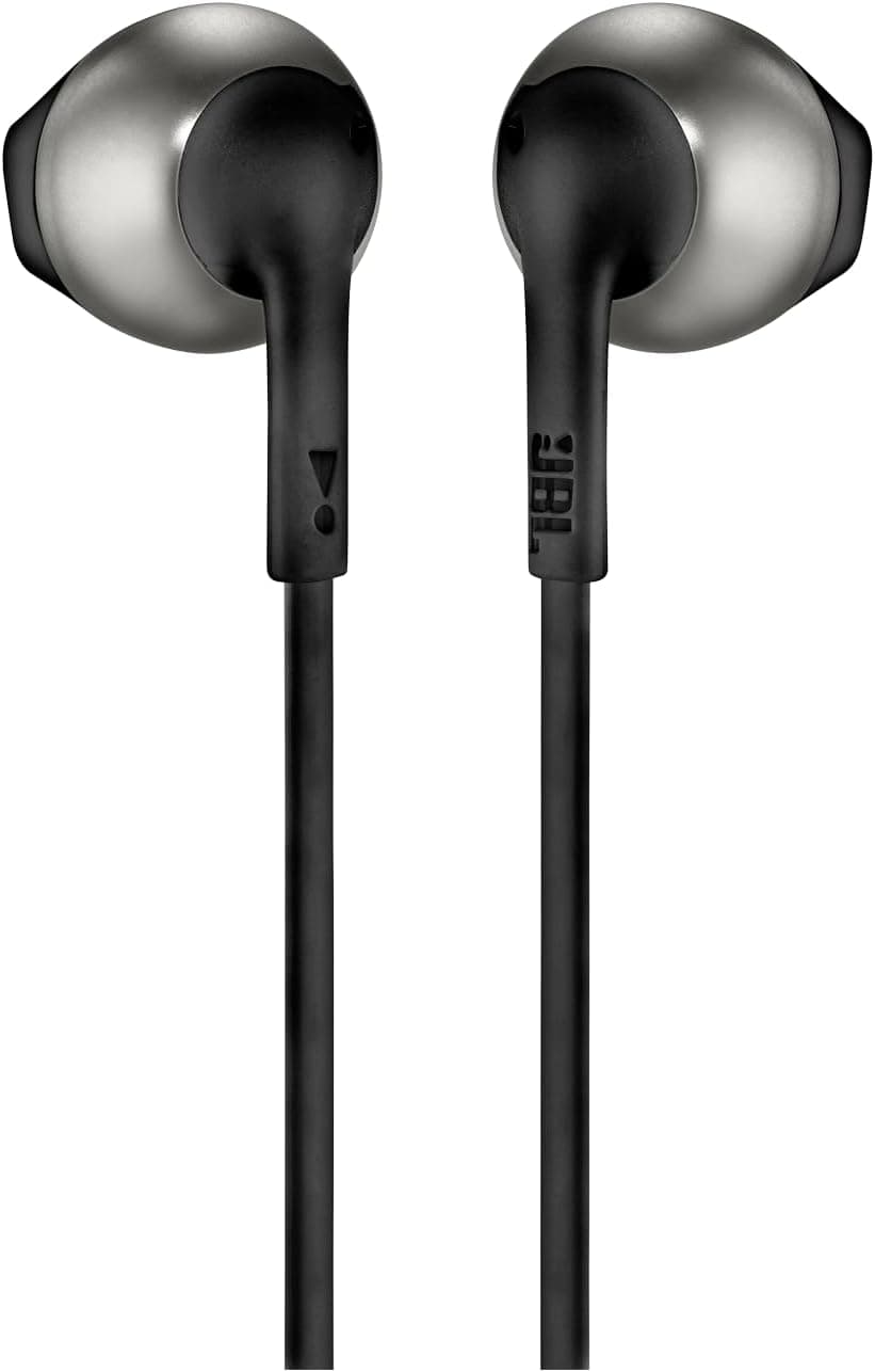 هندزفری داخلگوشی سیمی JBL میکروفوندار مشکی مدل T205 هندزفری داخلگوشی سیمی JBL میکروفوندار مشکی مدل T205