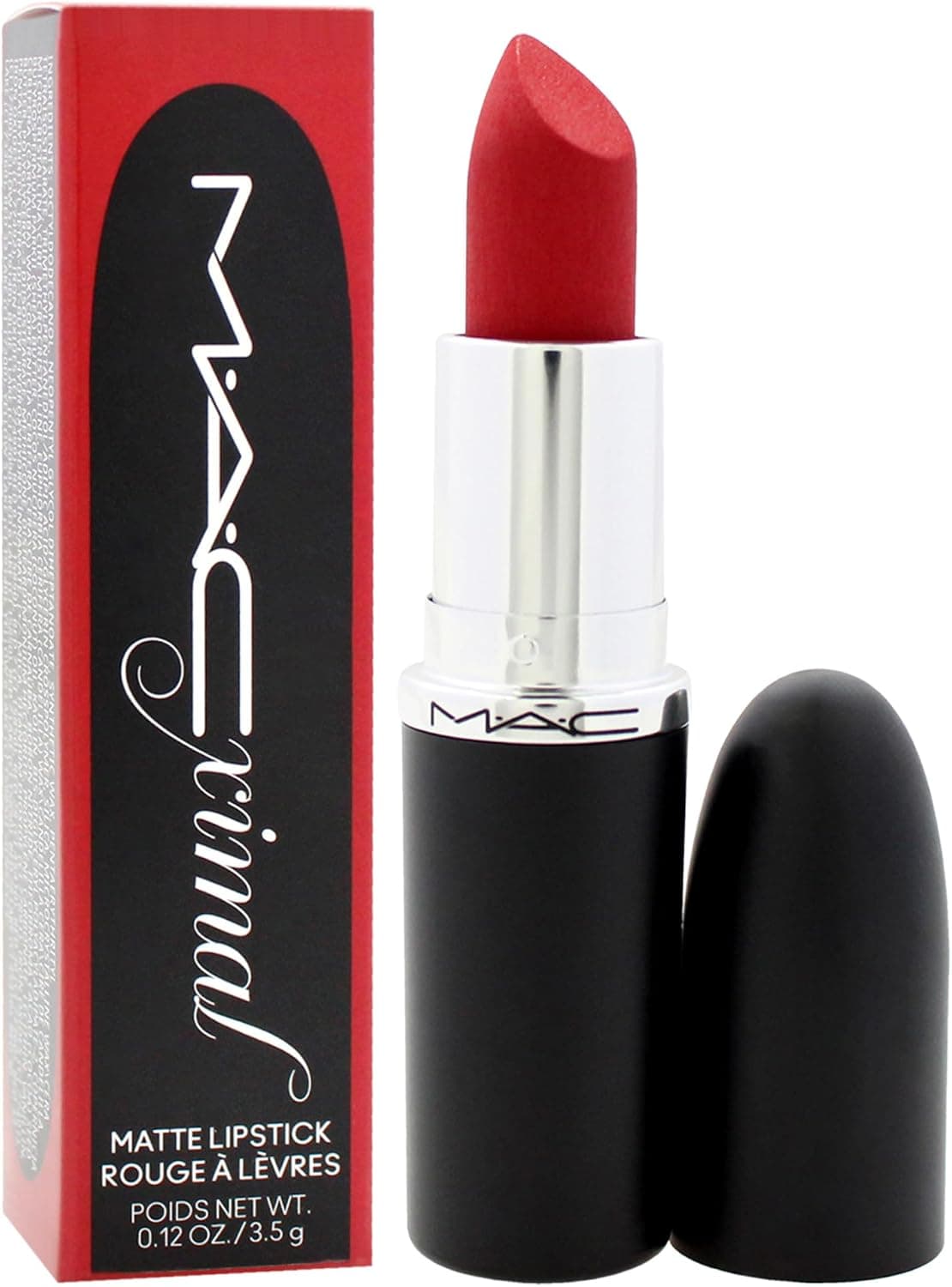 رژ لب مات ابریشمی MAC مدل Macximal Silky Matte شماره Russian Red 3.5g رژ لب مات ابریشمی MAC مدل Macximal Silky Matte شماره Russian Red 3.5g