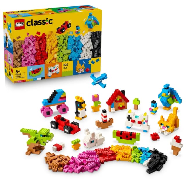 لگو 11045 Classic 5+ با قطعات رنگارنگ و خلاقانه (820 قطعه) لگو 11045 Classic 5+ با قطعات رنگارنگ و خلاقانه (820 قطعه)