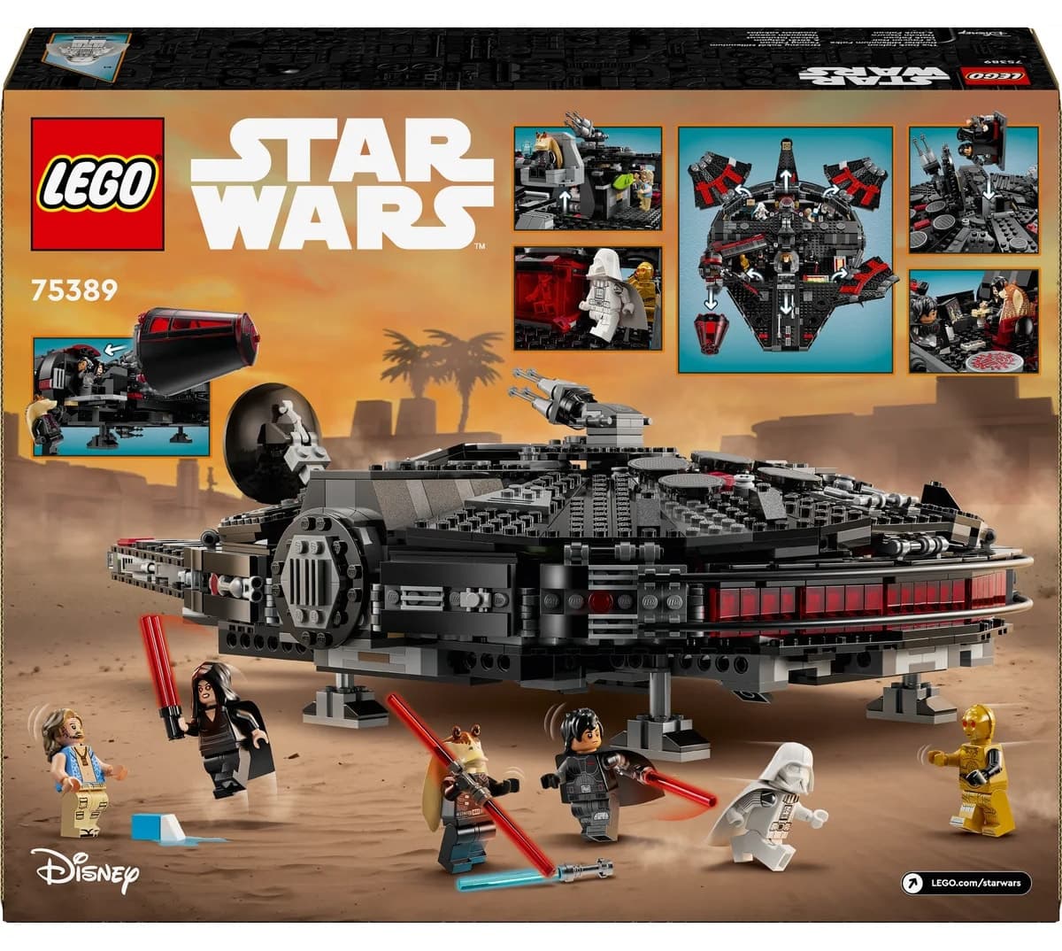 لگو Star Wars با 1579 قطعه مدل Karanlık Falcon 75389 لگو Star Wars با 1579 قطعه مدل Karanlık Falcon 75389