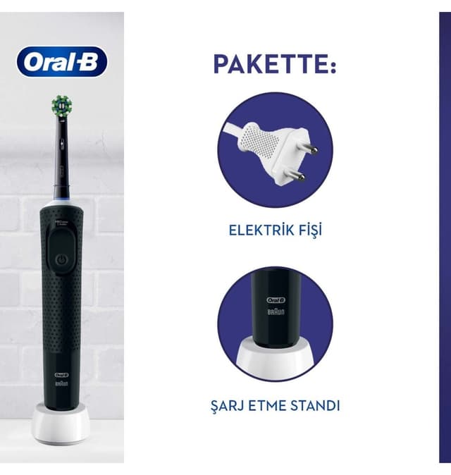 مسواک برقی Oral-B Vitality Pro Cross Action مشکی مدل D103 مسواک برقی Oral-B Vitality Pro Cross Action مشکی مدل D103