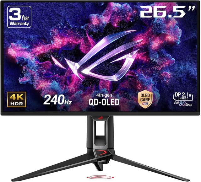 مانیتور گیمینگ ASUS 27 اینچ 4K 240Hz QD-OLED ROG Swift PG27UCDM مانیتور گیمینگ ASUS 27 اینچ 4K 240Hz QD-OLED ROG Swift PG27UCDM
