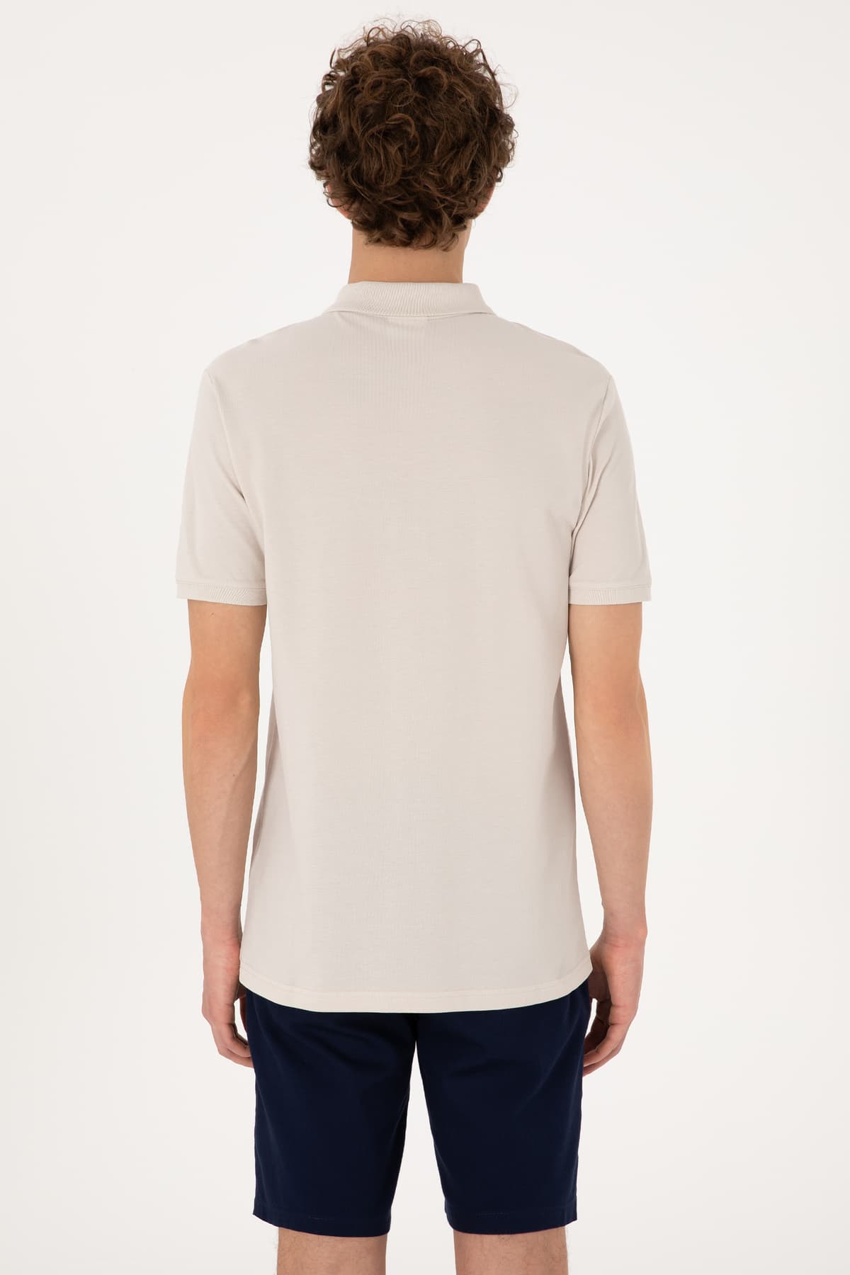 تیشرت مردانه U.S. Polo Assn. فیت معمولی زیپدار سنگی مدل 50306788-VR049 تیشرت مردانه U.S. Polo Assn. فیت معمولی زیپدار سنگی مدل 50306788-VR049