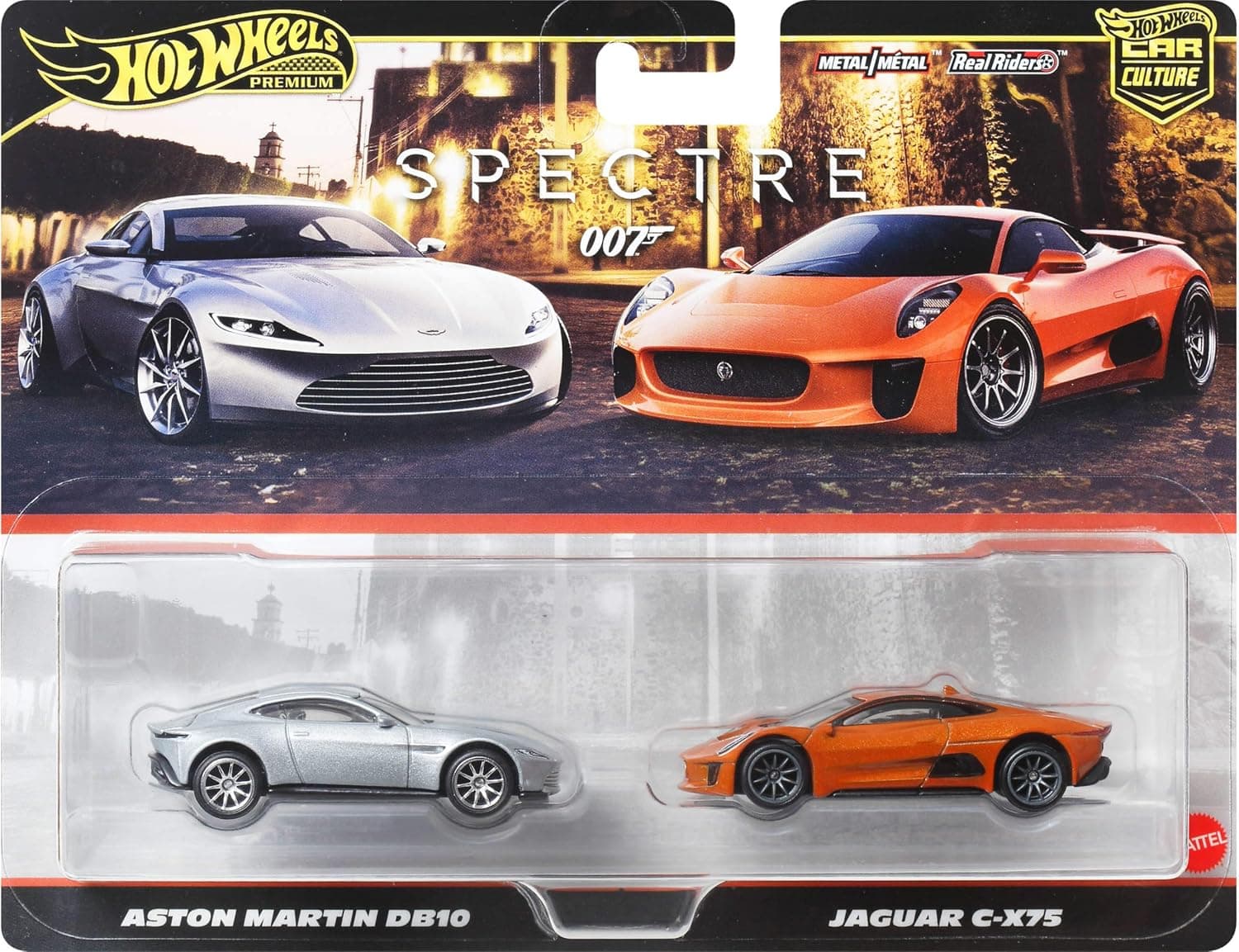 بسته دوتایی خودروهای کلکسیونی Hot Wheels Premium Car Culture مقیاس 1:64 با چرخهای Real Riders و شاسی Metal/Metal مدل JBL04 بسته دوتایی خودروهای کلکسیونی Hot Wheels Premium Car Culture مقیاس 1:64 با چرخهای Real Riders و شاسی Metal/Metal مدل JBL04