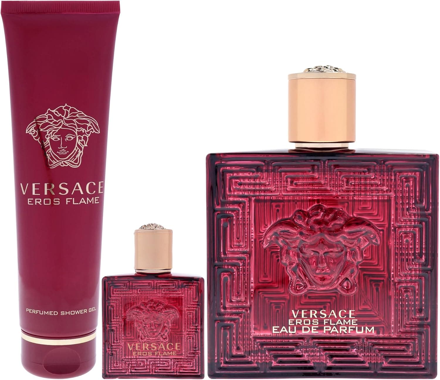 ادکلن مردانه Versace Eros Flame EDP 100ml به همراه ژل حمام 150ml و EDP 5ml ادکلن مردانه Versace Eros Flame EDP 100ml به همراه ژل حمام 150ml و EDP 5ml