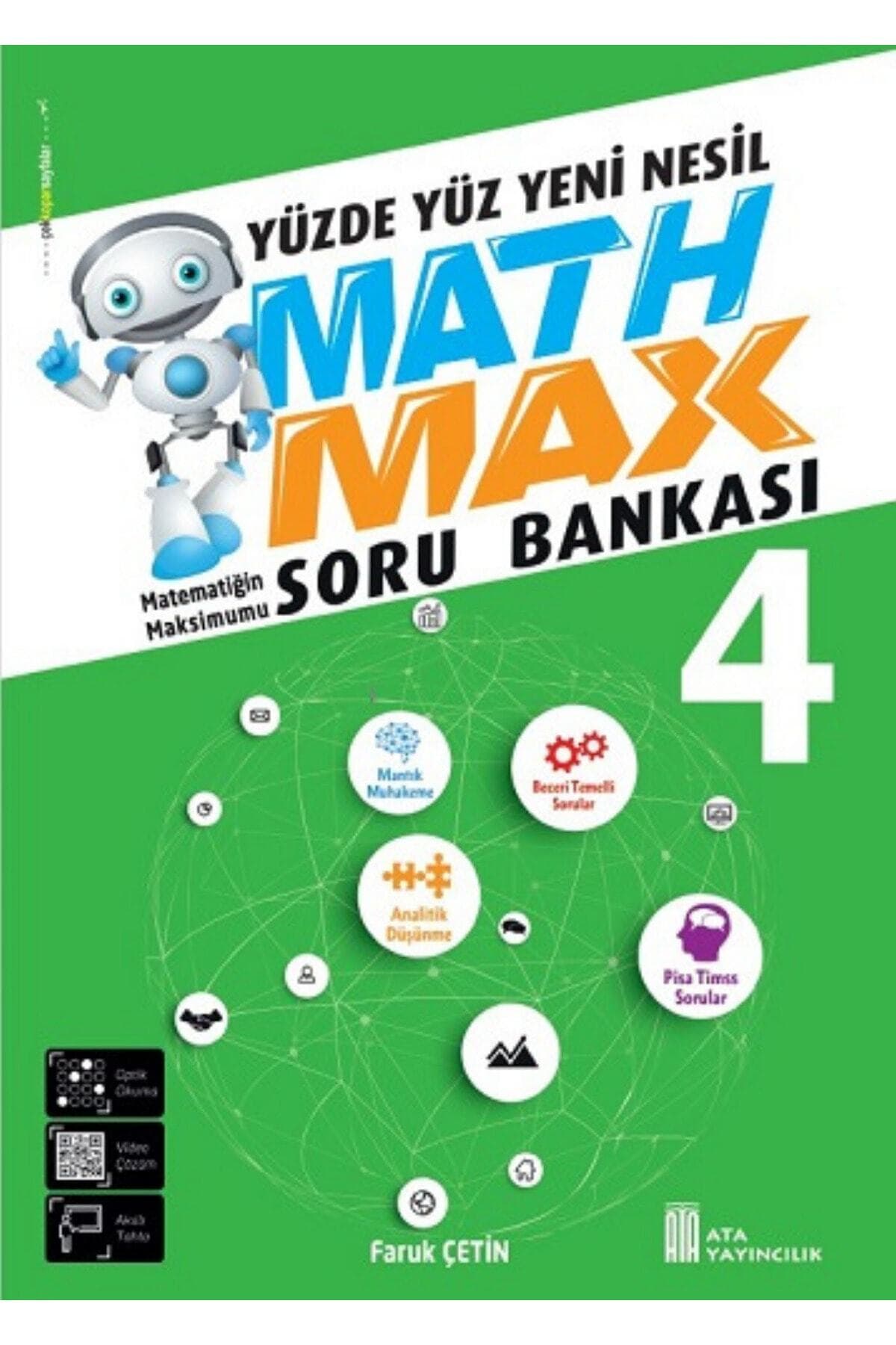 کتاب بانک سوال پایه چهارم Ata Yayıncılık Math Max کتاب بانک سوال پایه چهارم Ata Yayıncılık Math Max