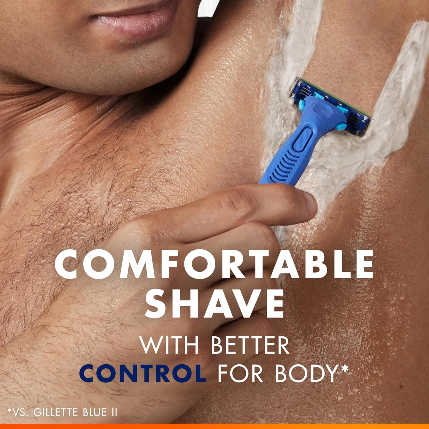 ریشتراش مردانه Gillette بدن Blue 3 با 1 دسته و 12 تیغ یدکی ریشتراش مردانه Gillette بدن Blue 3 با 1 دسته و 12 تیغ یدکی