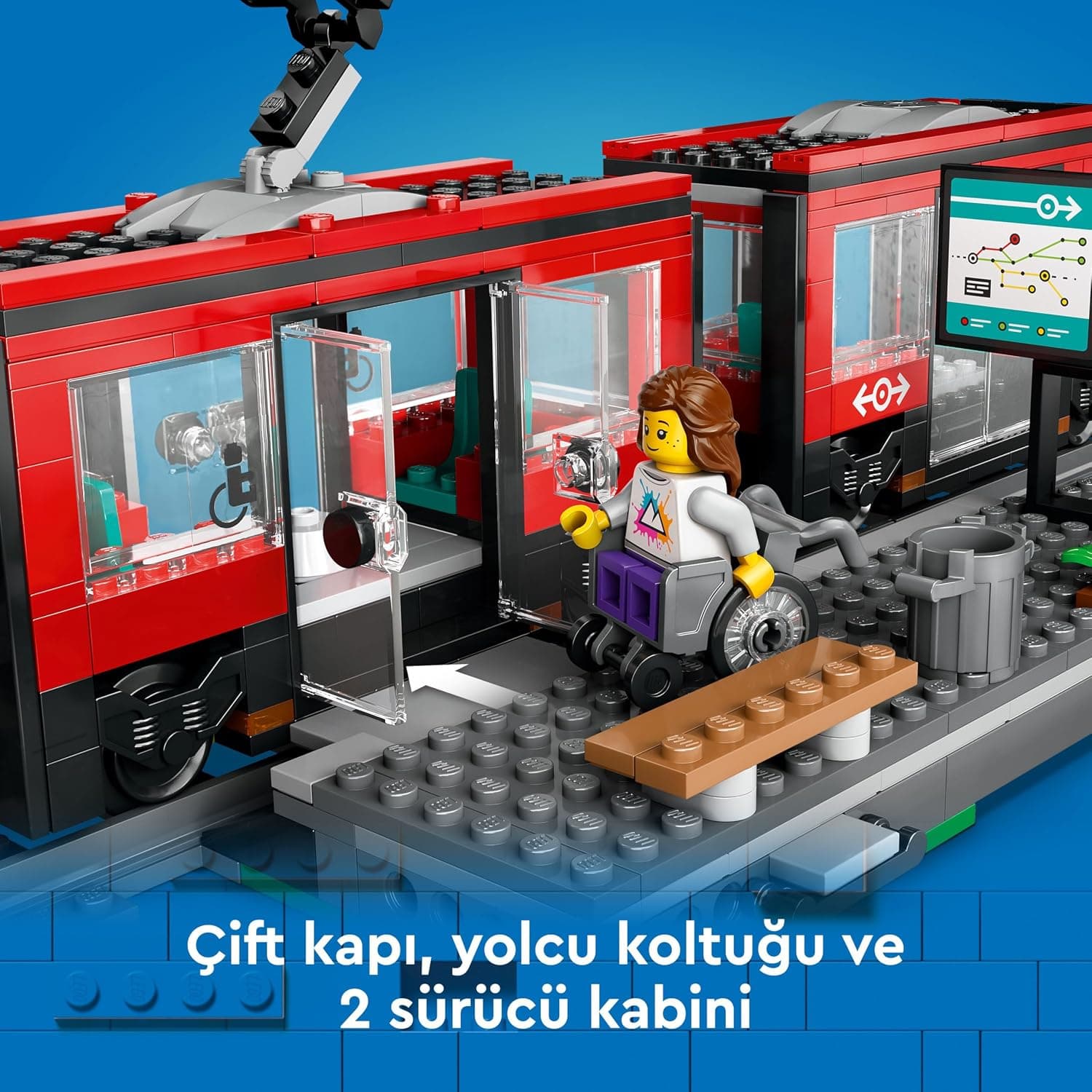 لگو ست مدل City Şehir Merkezi Tramvay İstasyonu 60423 لگو ست مدل City Şehir Merkezi Tramvay İstasyonu 60423