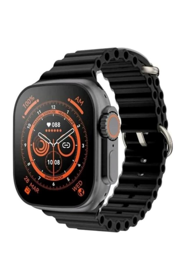 ساعت هوشمند Wolves مدل T800 Ultra مشکی 45mm 1,99inch ساعت هوشمند Wolves مدل T800 Ultra مشکی 45mm 1,99inch