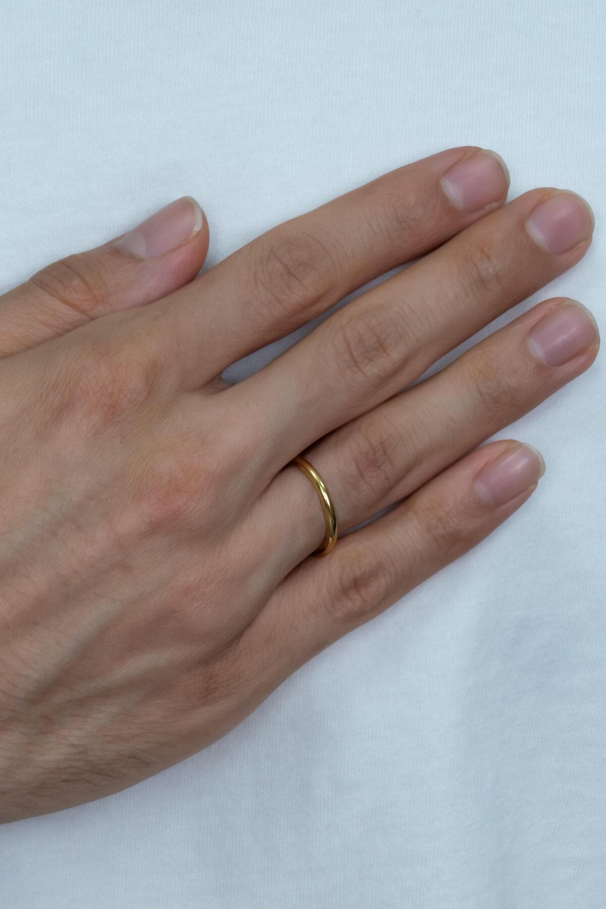 حلقه آلیانس مردانه Takı Dükkanı فولادی 2mm فوقنازک گنبدی براق مدل Cl26 حلقه آلیانس مردانه Takı Dükkanı فولادی 2mm فوقنازک گنبدی براق مدل Cl26