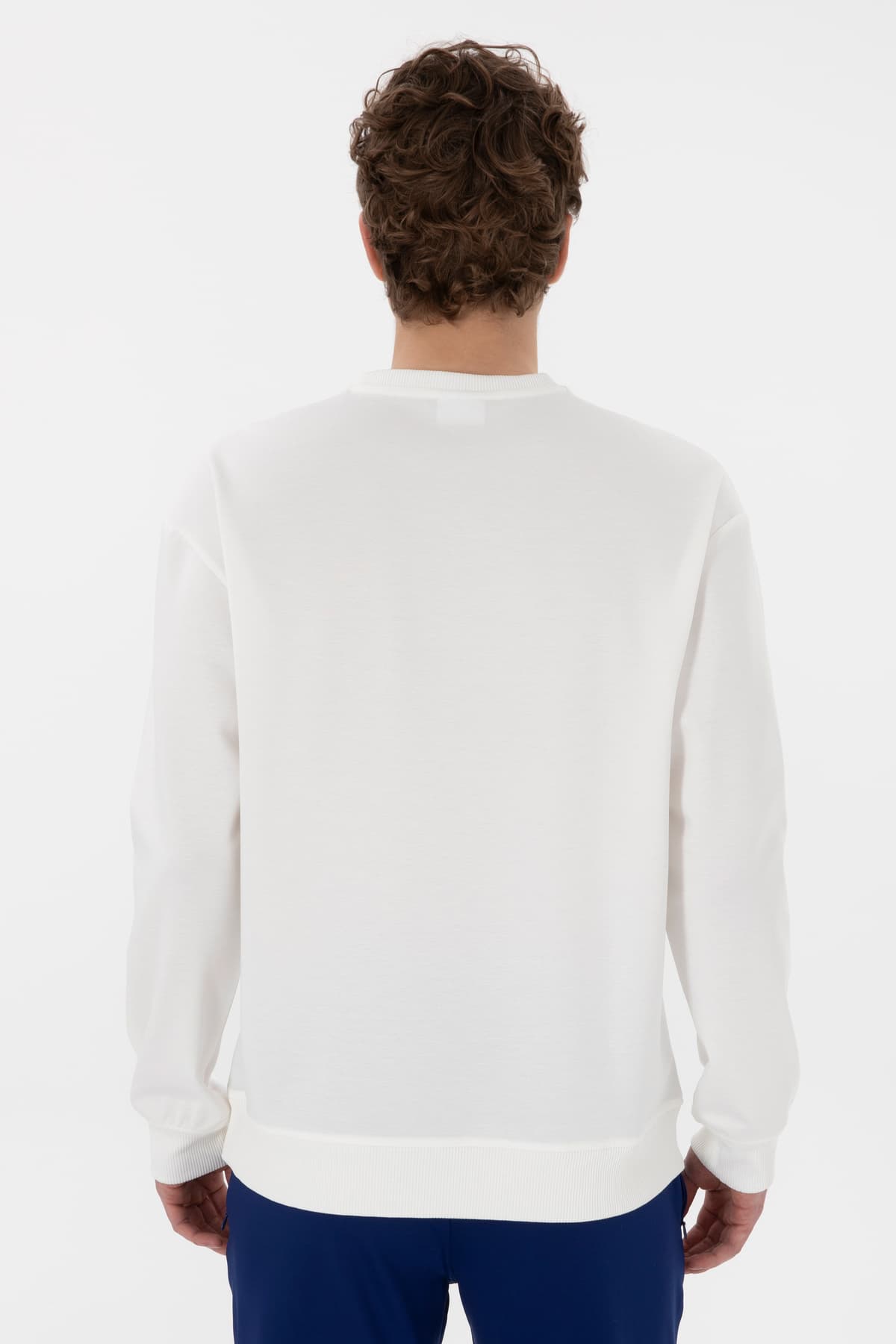 سویشرت مردانه سفید U.S. Polo Assn. مدل 50300048-VR184 سویشرت مردانه سفید U.S. Polo Assn. مدل 50300048-VR184