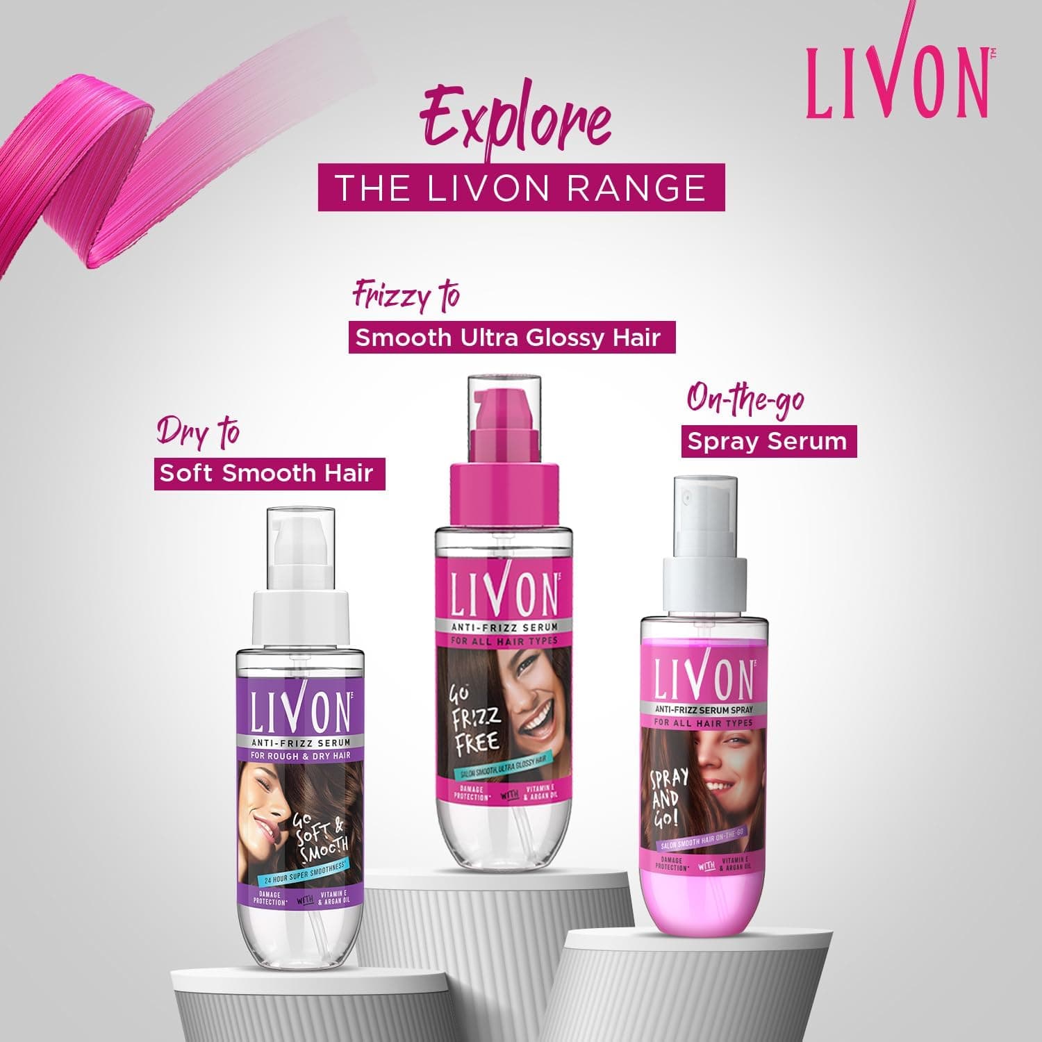 سرم موی Livon ابریشمی 50Ml سرم موی Livon ابریشمی 50Ml